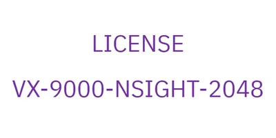 Extreme Networks VX9-NSIGHT-2048 License